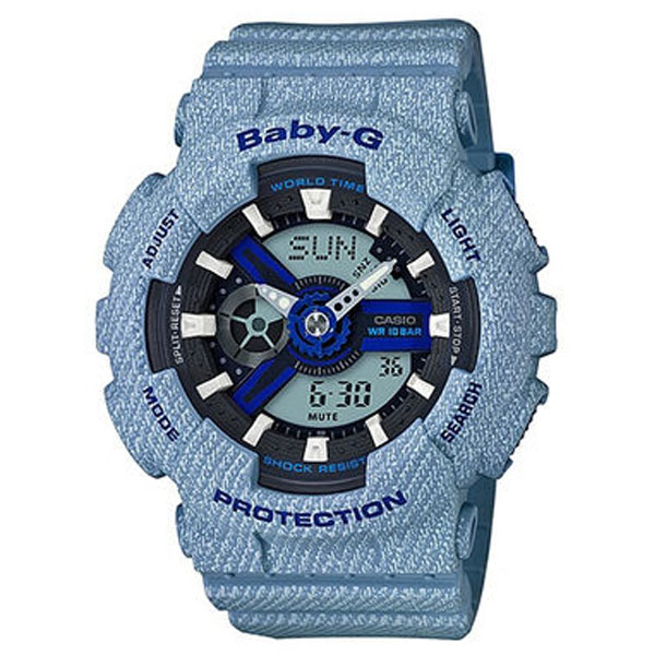 Đồng hồ nữ Casio BABY-G BA-110DE-2A2 Dòng các mẫu màu đặc biệt