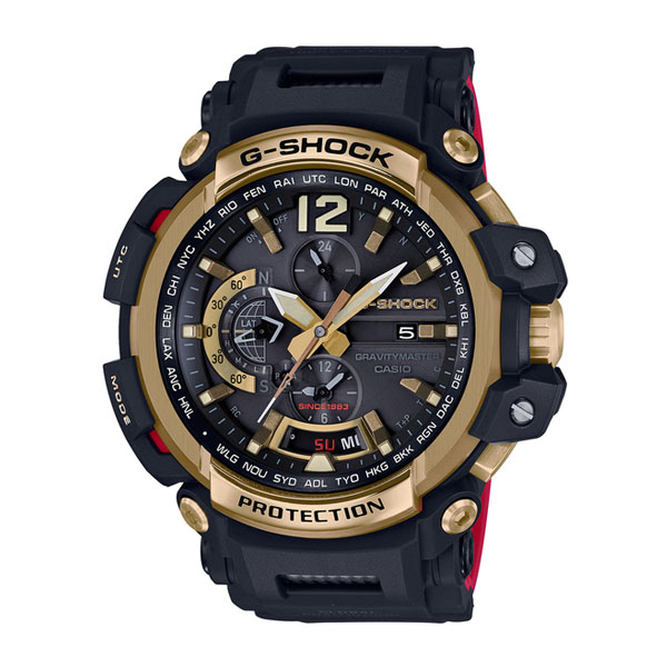Đồng hồ nam Casio G shock GPW-2000TFB-1A Dây đeo nhựa màu đen, tổng trọng lượng 120g