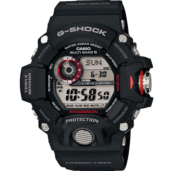Đồng hồ nam Casio G shock GW-9400-1 Dòng RANGEMAN -CẢM BIẾN BỘ BA