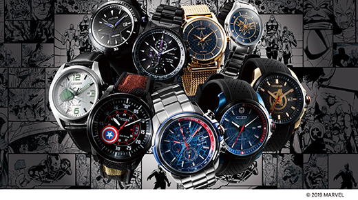 Ra mắt 9 mẫu sản phẩm đồng hồ Citizen lấy cảm hứng từ truyện tranh Marvel,