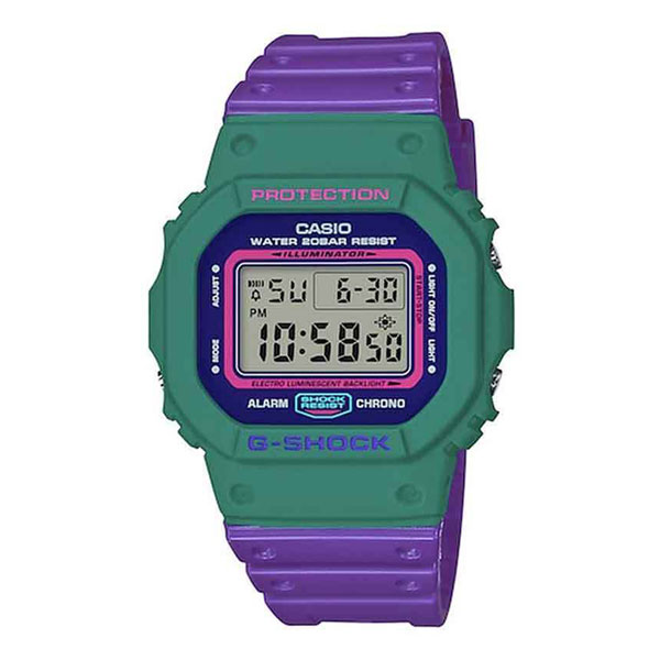 Đồng hồ nam Casio G-Shock DW-5600TB-6 - Dây nhựa màu tím