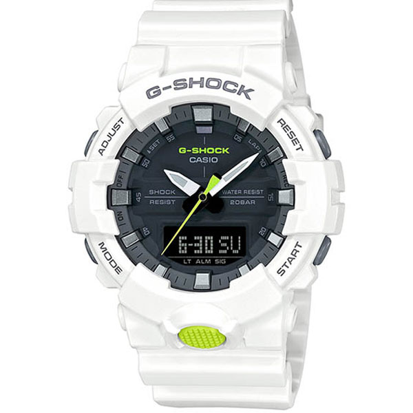 Đồng hồ nam Casio G shock GA-800SC-7A Dây đeo nhựa màu trắng