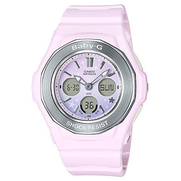 Đồng hồ nữ Casio BABY-G BGA-100ST-4A - Dây nhựa màu hồng dịu dàng
