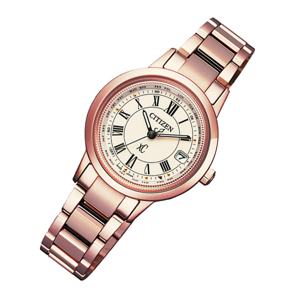 Đồng Hồ Nữ Citizen EC1144-51W Eco-Drive Dây Kim Loại Mạ Vàng - Mặt Kính  Sapphire